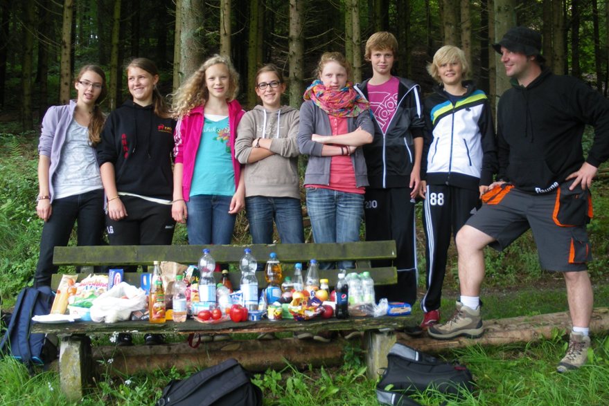 Reiche Beute der Gruppe Geh Melken