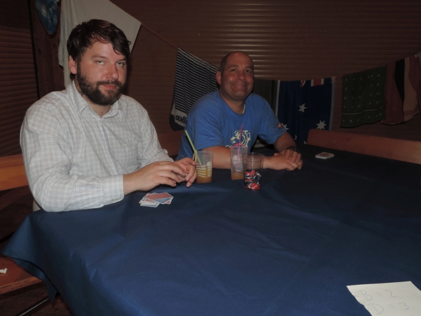 Flaume und BäntiBär beim 17 und 4