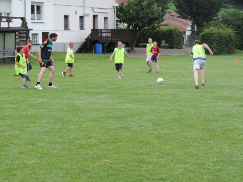 Die Fußball AG war wie immer sehr beliebt